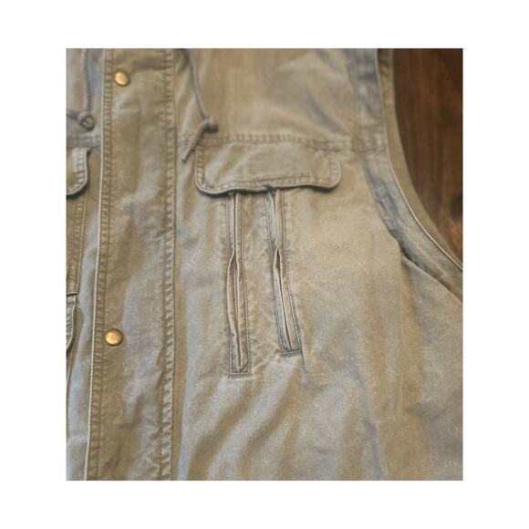 Orvis A Sporting Tradition 100% Cotton Safari Style Sleeveless Vest Men's Size M - Picture 4 of 7